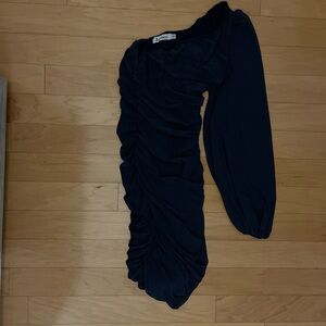 A.L.C. Midnight Blue One-Shoulder Dress